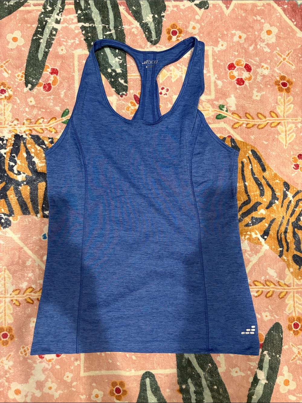 bcg Blue Racerback Performance Tank